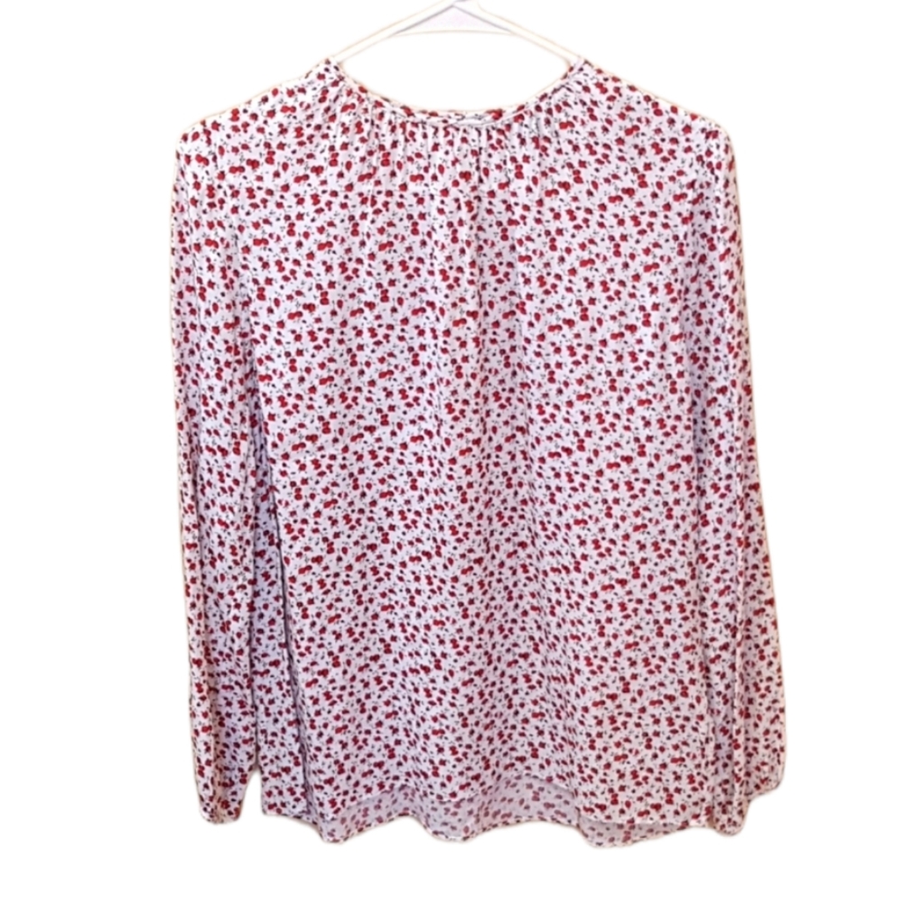 Calvin Klein Jeans XS Blouse White and Red